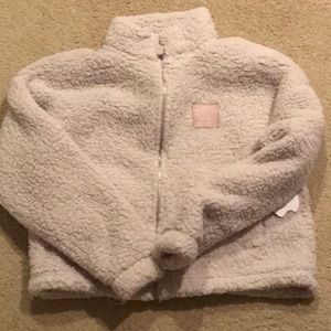 NWTS Ivory Ella Sherpa Jacket